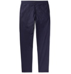 Ermenegildo Zegna - Garment-Dyed Stretch-Cotton Gabardine Drawstring Trousers - Purple