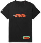 Heron Preston - Embroidered Printed Organic Cotton-Jersey T-Shirt - Black