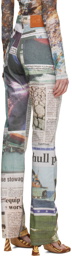 Serapis SSENSE Exclusive Multicolor Printed Jeans