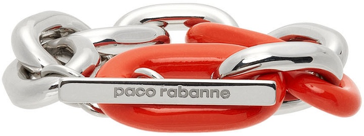 Photo: Paco Rabanne Silver & Orange Kimura Edition XL Link Bracelet