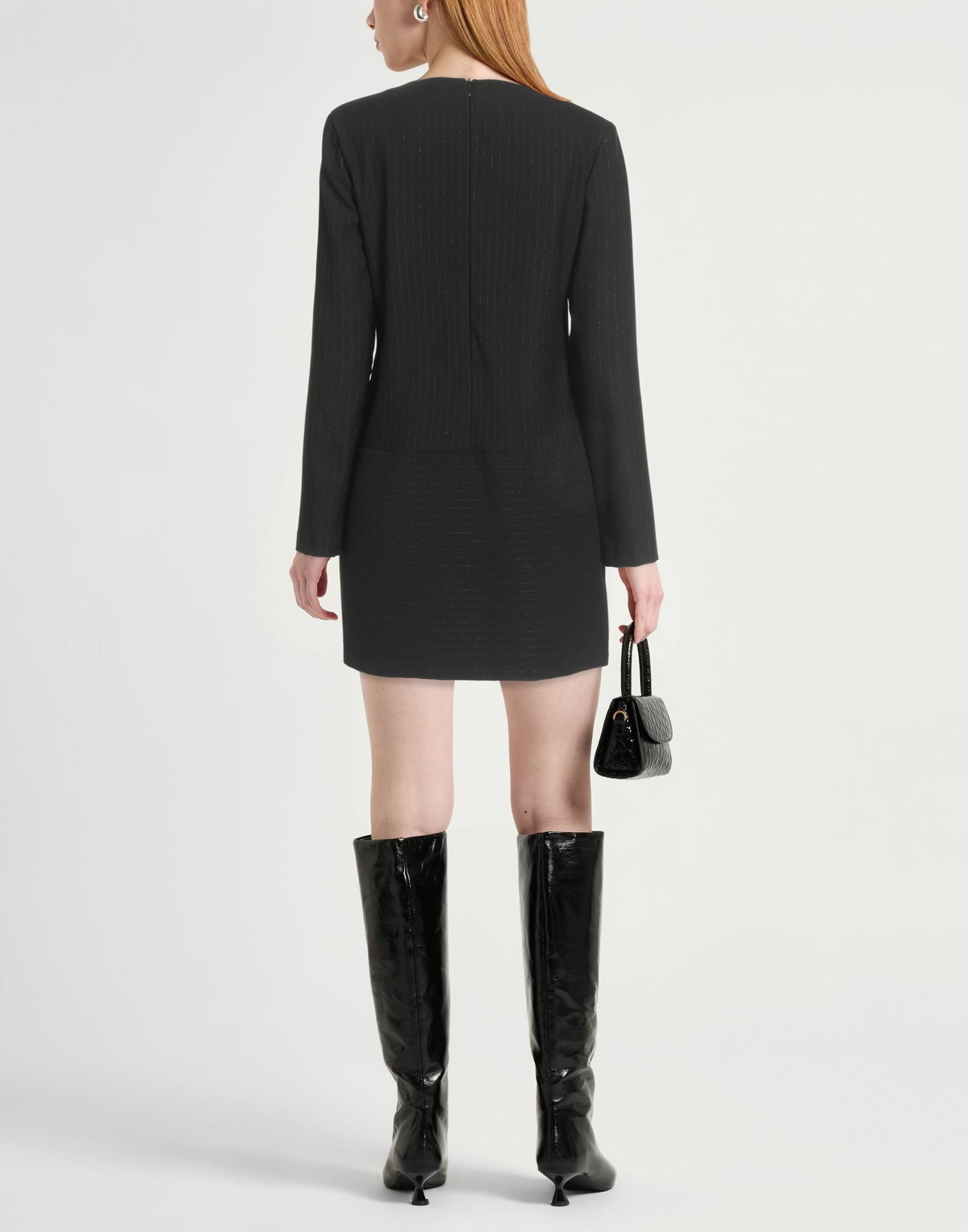 Manila Grace Womens Mini dress in Black