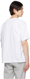 Maison Kitsuné White Vibrant Fox Head T-Shirt