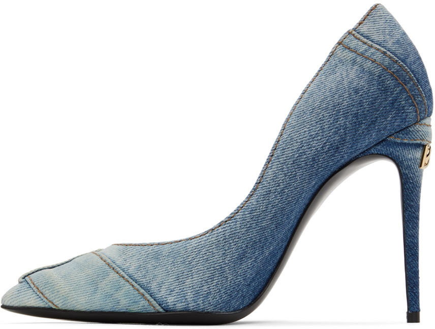 KANIKA Heels Blue Denim  Designer Blue Denim Heels – Dolce Vita