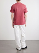 LOEWE - Anagram-Embroidered Cotton-Jersey T-Shirt - Red