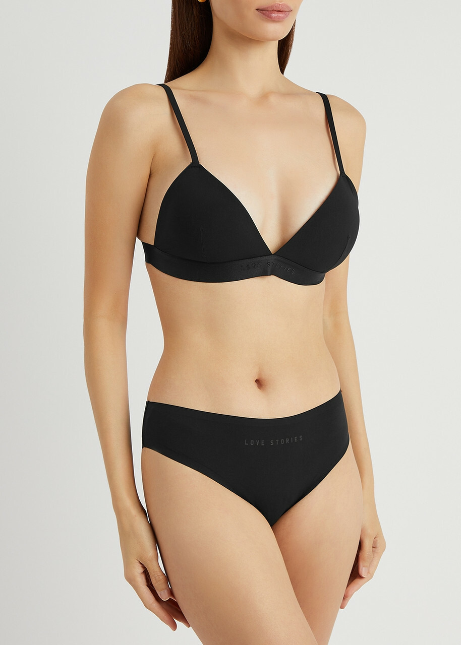 Love Stories Kate Black Seamless Briefs
