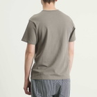 Dubbleware Men's Pocket Label T-Shirt in Soft Grey