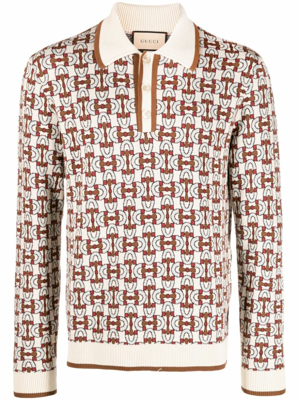 GUCCI - Horsebit Cotton Polo Shirt Gucci