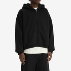 Represent Men's Initial Boxy Zip Hoodie in Black