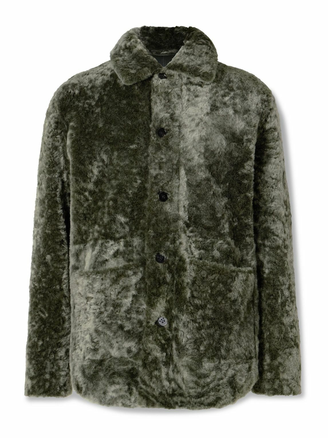 Jil Sander - Reversible Shearling Jacket - Green Jil Sander