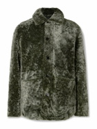 Jil Sander - Reversible Shearling Jacket - Green