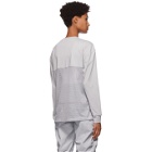 adidas by Stella McCartney Grey Mesh Long Sleeve T-Shirt
