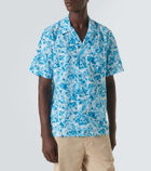 Vilebrequin Charli cotton and silk bowling shirt