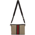 Gucci Beige Medium GG Supreme Messenger Bag