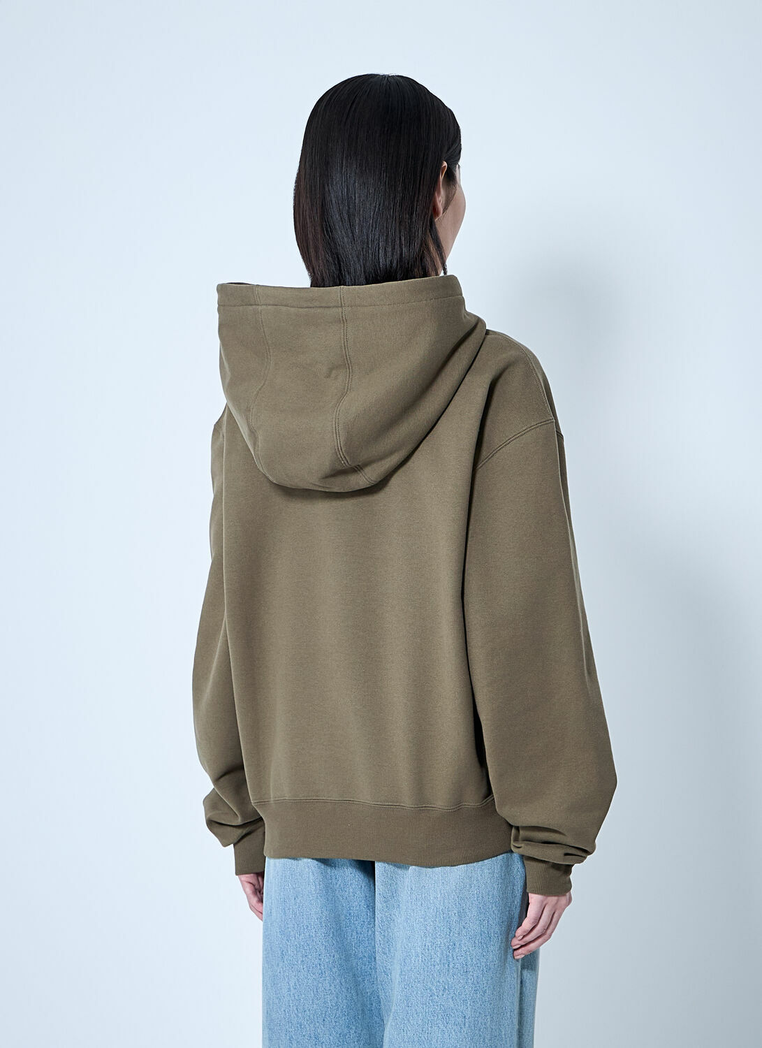 Saint Laurent Hooded Logo Motif Sweatshirt