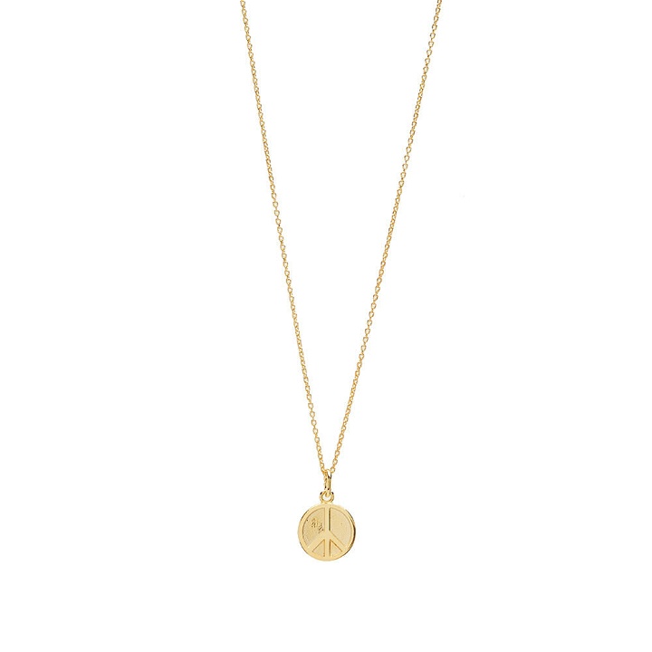 Photo: Needles Men's Peace Pendant in Gold Plate