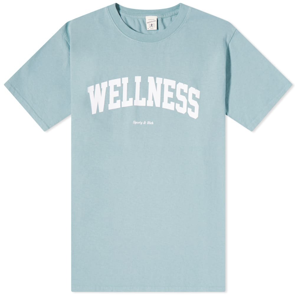 Sporty & Rich Women's Wellness Ivy T-Shirt in Soft Blue