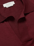 Gabriela Hearst - Stendhal Cashmere Polo Shirt - Burgundy