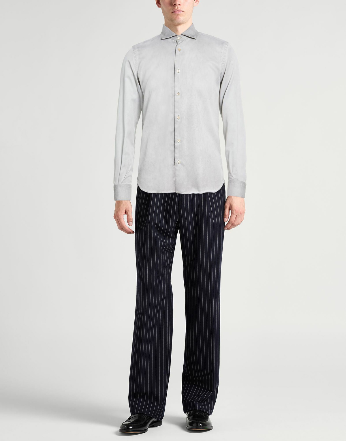 Boglioli Mens Shirt Light in Grey
