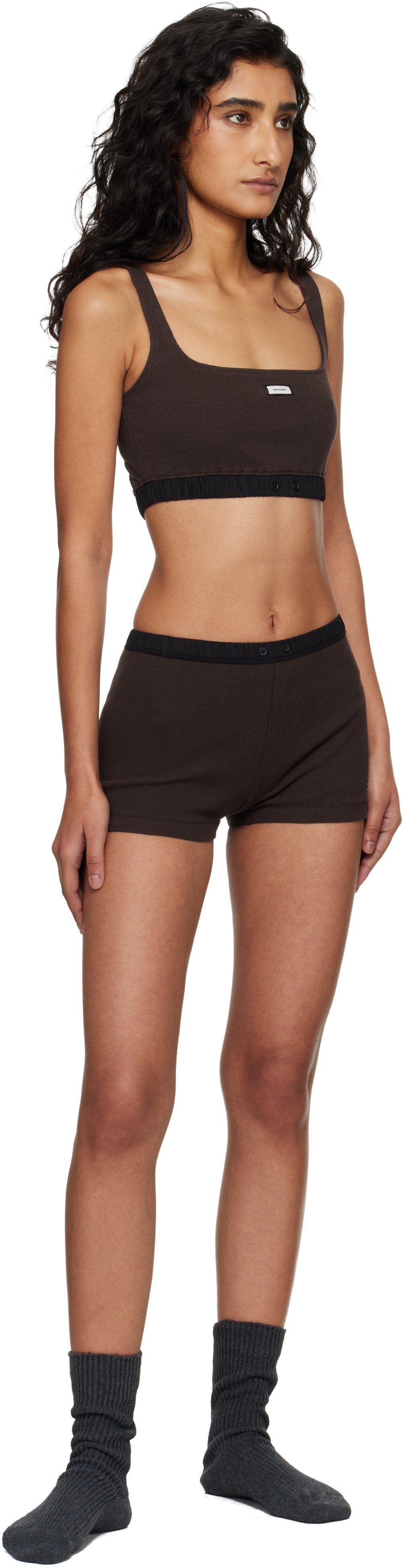 Entire Studios Brown Lounge Shorts