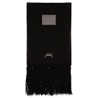 A-Cold-Wall* Black Tier Scarf