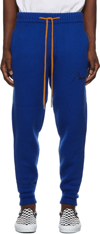 Photo: Rhude Wool Logo Lounge Pants