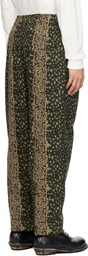 South2 West8 Green Army String Trousers