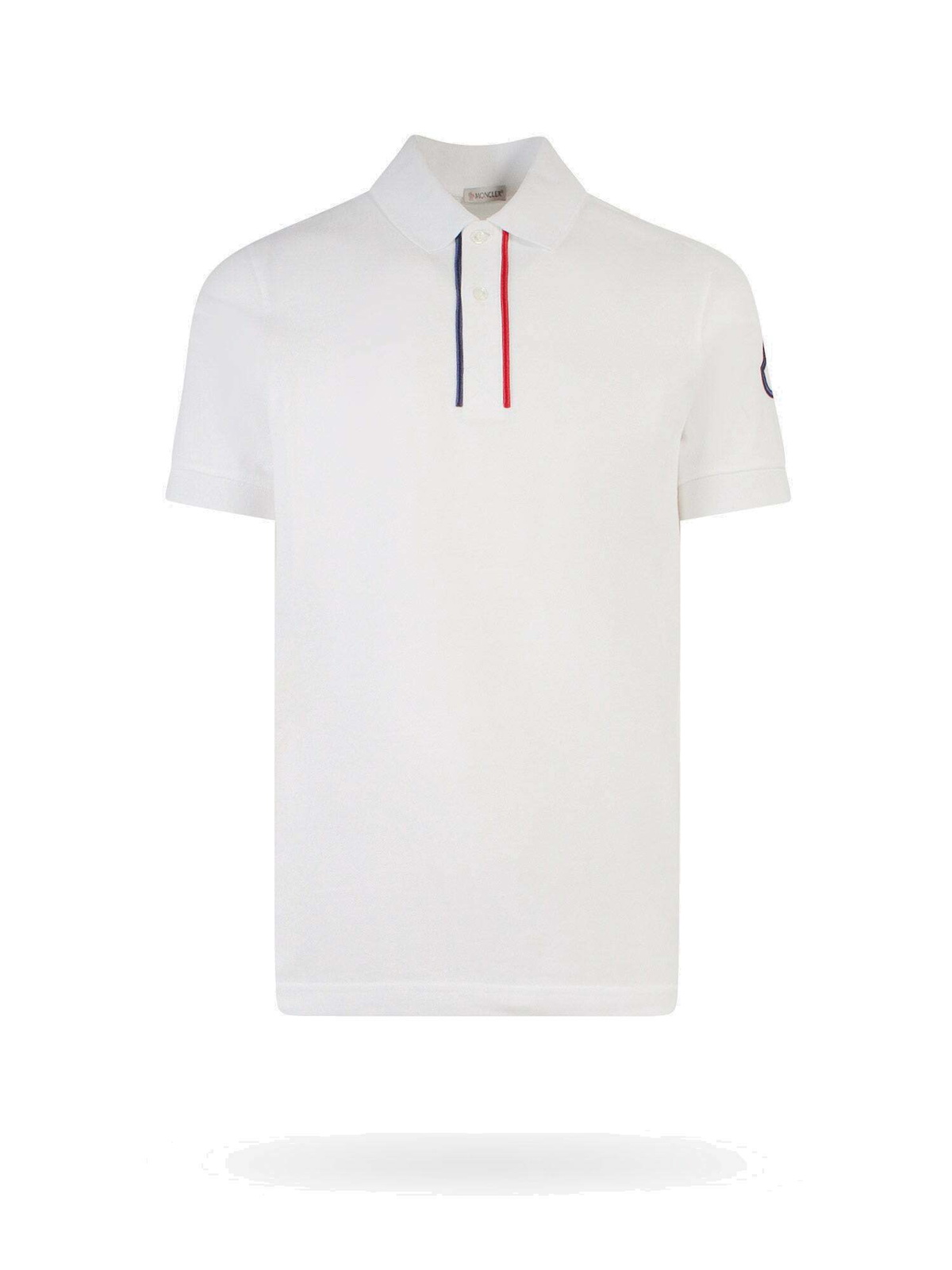 Moncler White Polo Shirts main image 0