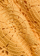 Simkhai Fynch Crochet Cotton Mini Dress Yellow