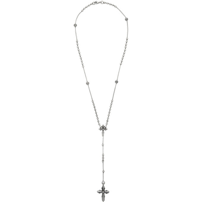 Photo: Emanuele Bicocchi Silver Rosary Chain Necklace