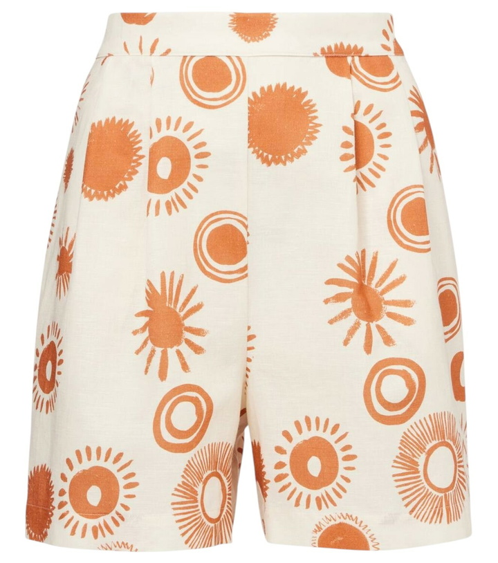 Photo: Asceno Dallas printed linen and cotton shorts