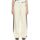 Wales Bonner Off-White Tide Viscose Poly Knit Track Pants