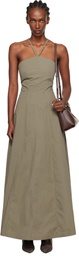 OUR LEGACY Khaki Poise Maxi Dress