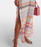 Missoni Zigzag lamé beach cover-up