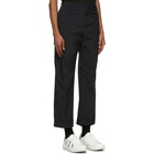 Valentino Navy Nylon Trousers