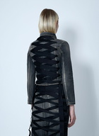 Balenciaga Lace-Up Denim Jacket