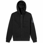 Moncler Men's Genius Arm Logo Zip Hoody in Black