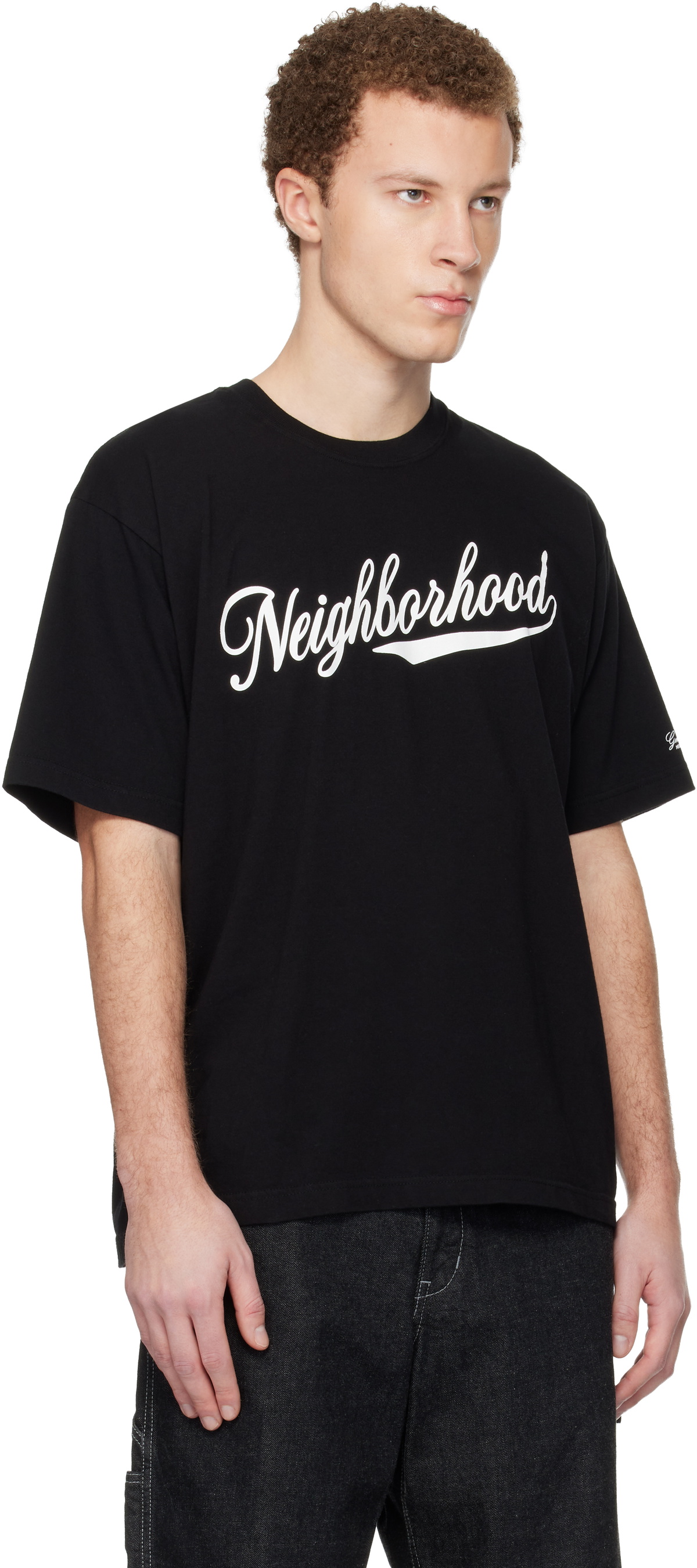 Neighborhood Black 'Neighborhood' SS T-shirt Neighborhood