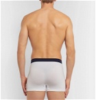 Hamilton and Hare - Five-Pack Seamless Stretch-Jersey Boxer Briefs - White