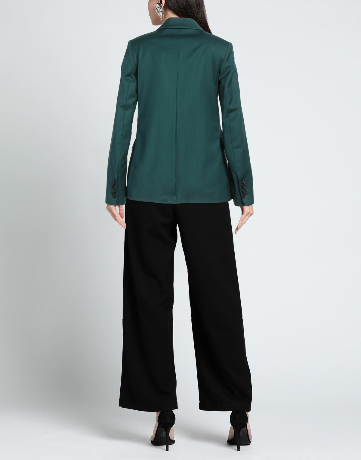 Amiri Womens Blazer Dark in Green