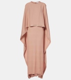 Stella McCartney Embellished caped maxi dress