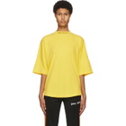 Palm Angels Yellow Classic Logo T-Shirt