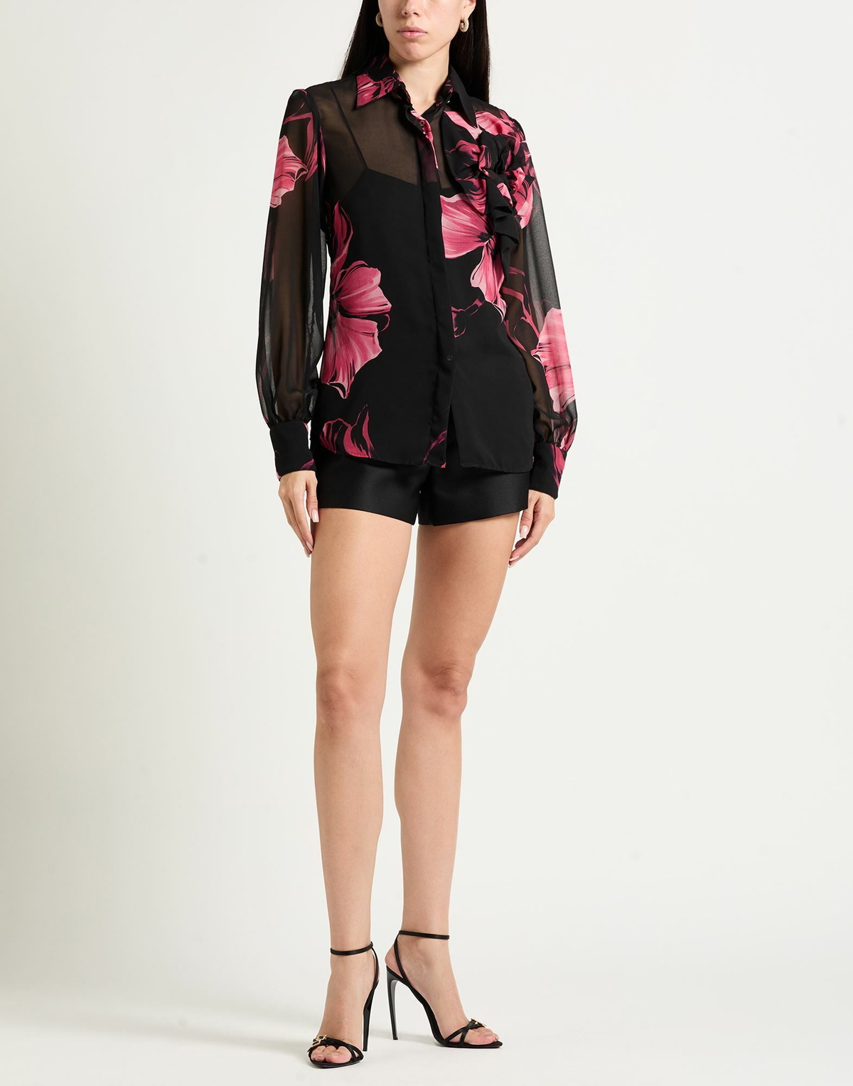 Chiara Boni La Petite Robe Womens Shirt in Black