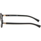 Miu Miu Eyewear Black 'Breaking the Rules' Oval Glasses