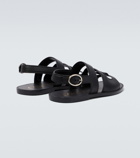 Gucci - GG leather sandals