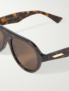 Bottega Veneta - Aviator-Style Tortoiseshell Acetate Sunglasses