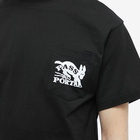 Pass~Port Men's Mule Pocket T-Shirt in Black