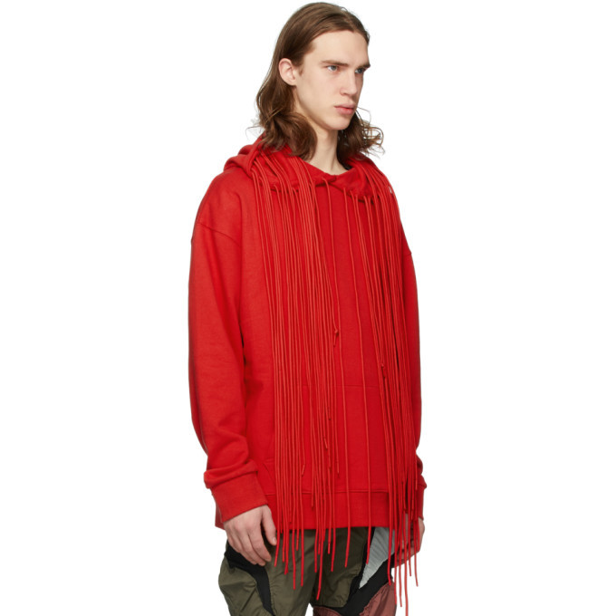 Post Archive Faction PAF Red 3.0 Left Hoodie Post Archive Faction