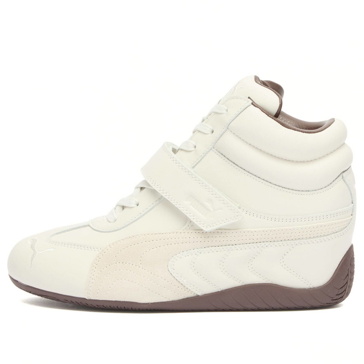 Photo: Puma Women's Speedcat Wedge Sneaker in Vapor Gray/Puma White