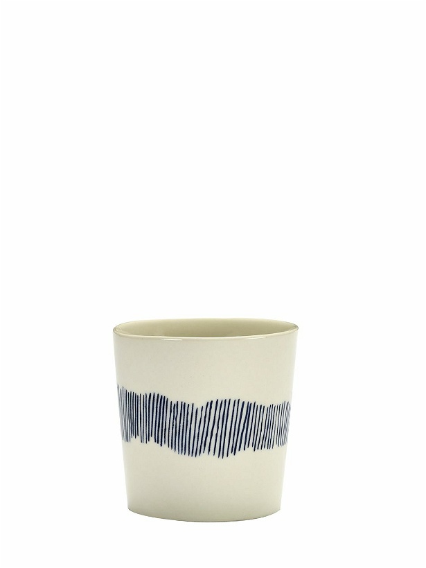 Photo: SERAX - Set Of 4 White Stripes Coffee Cups