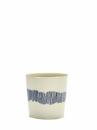 SERAX - Set Of 4 White Stripes Coffee Cups